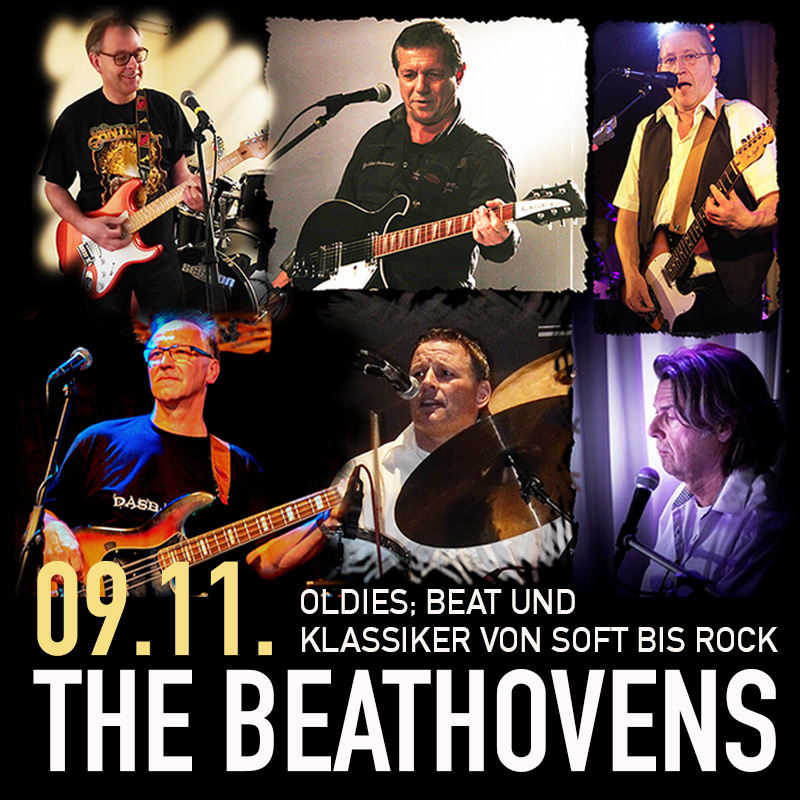 09.11. - THE BEATHOVENS - OLDIES; BEAT UND KLASSIKER VON SOFT BIS ROCK